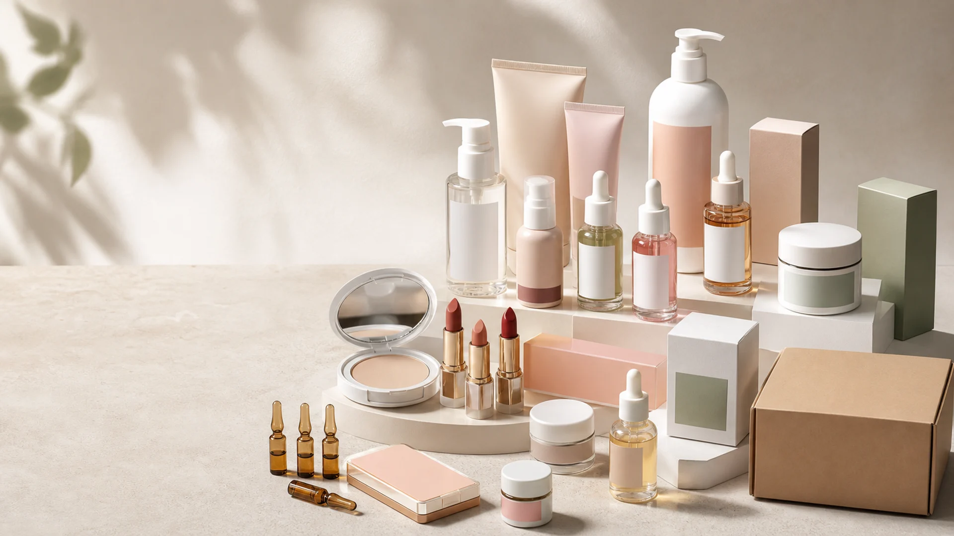 Unbranded beauty wholesale still life